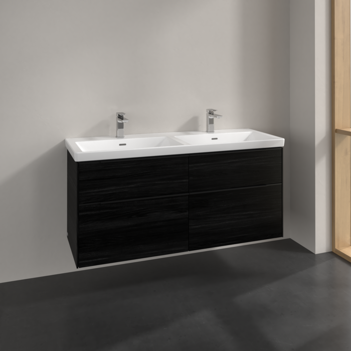 Villeroy & Boch Subway 3.0 1300mm Wall Hung 4 Drawer Vanity Unit & Basin