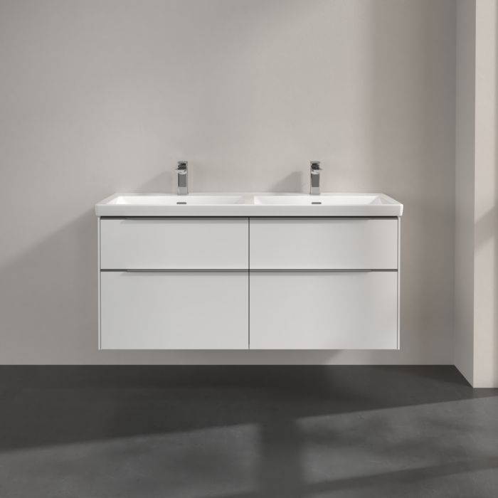 Villeroy & Boch Subway 3.0 1300mm Wall Hung 4 Drawer Vanity Unit & Basin