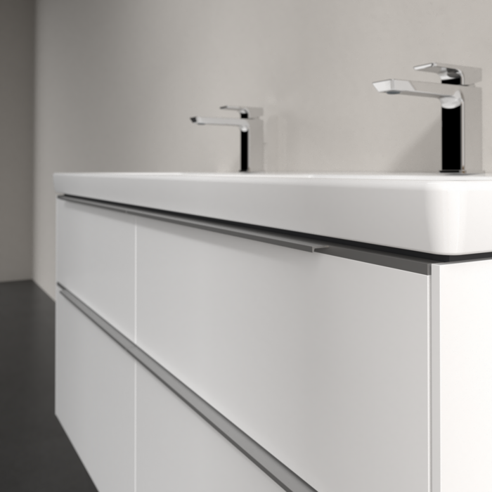 Villeroy & Boch Subway 3.0 1300mm Wall Hung 4 Drawer Vanity Unit & Basin