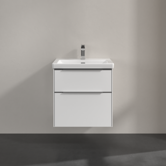 Villeroy & Boch Subway 3.0 600mm Wall Hung 2 Drawer Vanity Unit & Basin