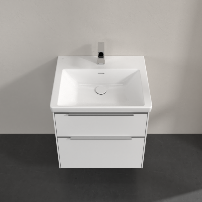 Villeroy & Boch Subway 3.0 600mm Wall Hung 2 Drawer Vanity Unit & Basin