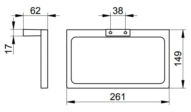 Keuco Edition 11 Towel Ring