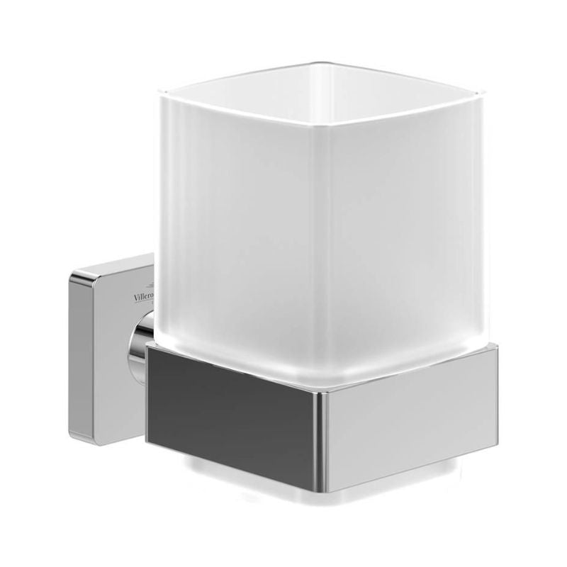 Villeroy & Boch Elements Striking Tumbler Holder In Chrome