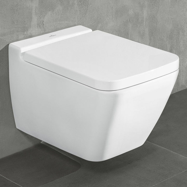 Villeroy & Boch Finion Wall Hung Rimless Toilet & Soft Close Seat