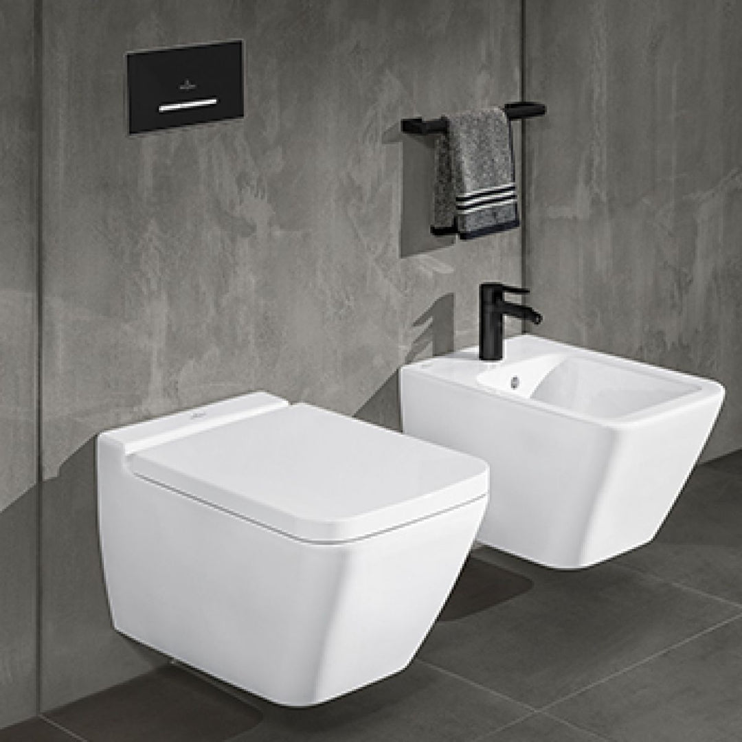 Villeroy & Boch Finion Wall Hung Rimless Toilet & Soft Close Seat