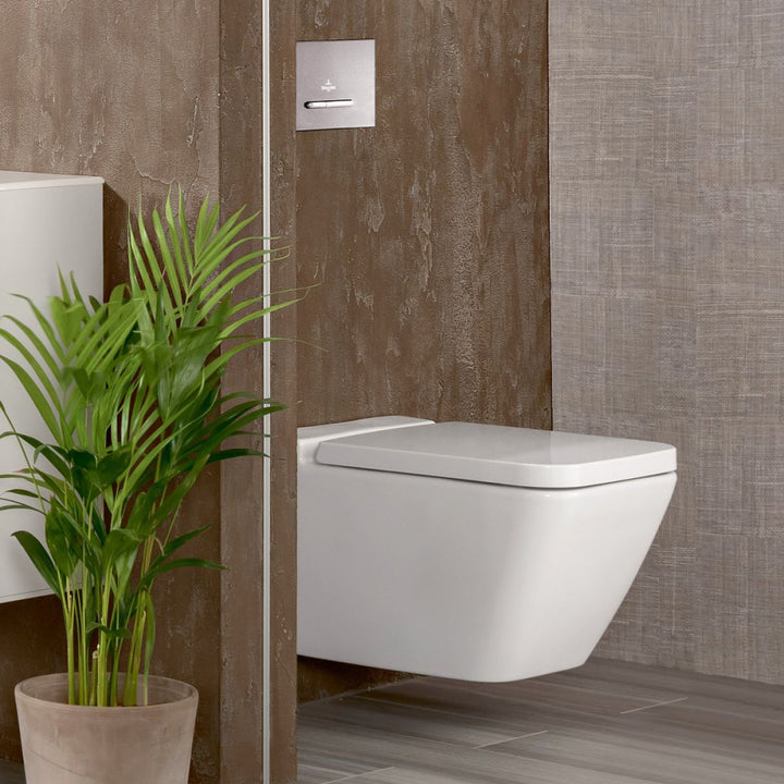 Villeroy & Boch Finion Wall Hung Rimless Toilet & Soft Close Seat