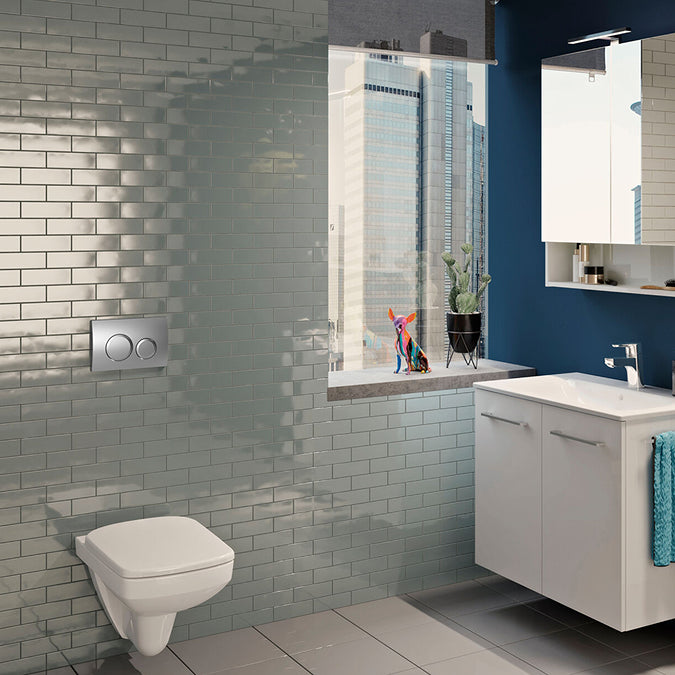 Geberit Duofix Frame 112cm with Delta Concealed Cistern 12cm