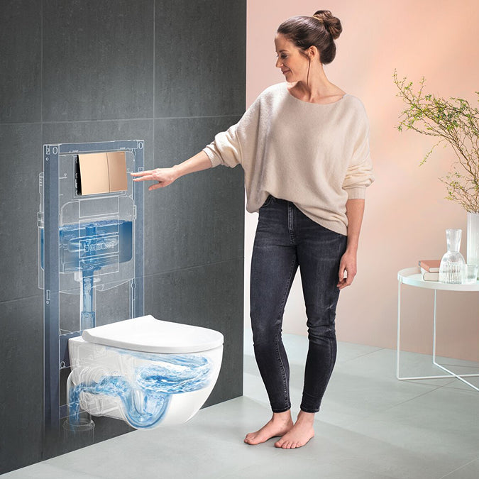 Geberit Duofix 1120mm WC Frame With Sigma 120mm Concealed Cistern