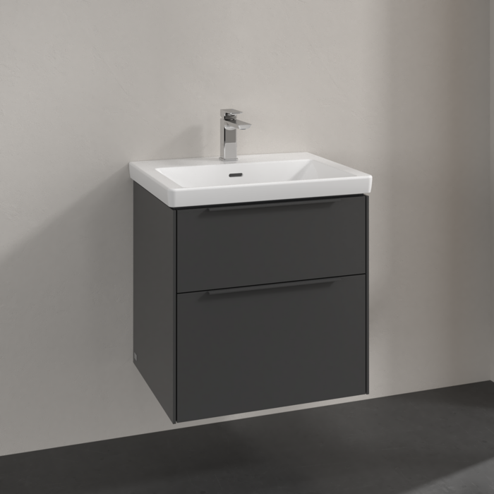 Villeroy & Boch Subway 3.0 600mm Wall Hung 2 Drawer Vanity Unit & Basin