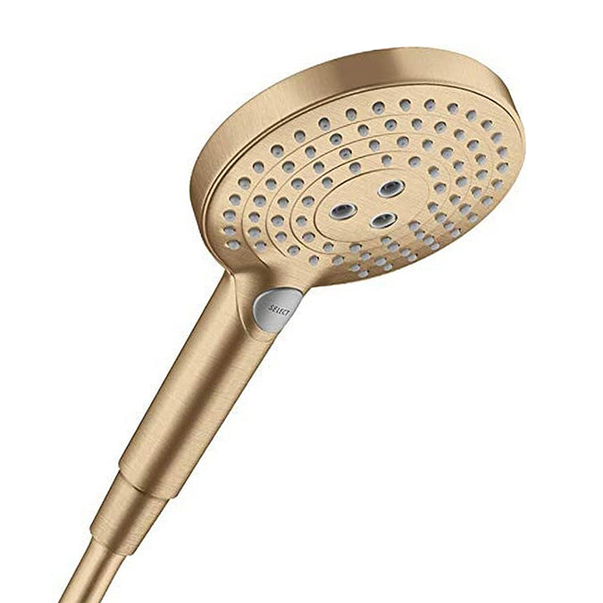 Hansgrohe Raindance Select S 120 3 Spray Hand Shower Brushed Bronze