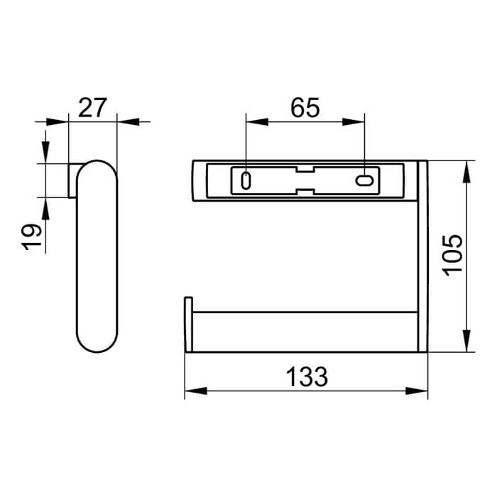 Keuco Plan Toilet Paper Holder