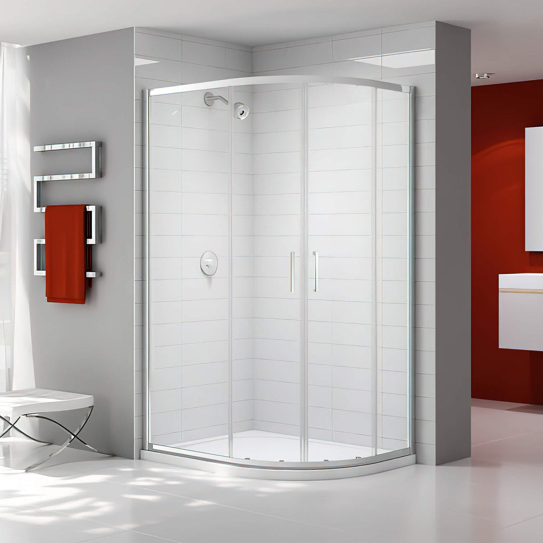 Ionic by Merlyn Express 2 Door Offset Quadrant Shower Enclosure