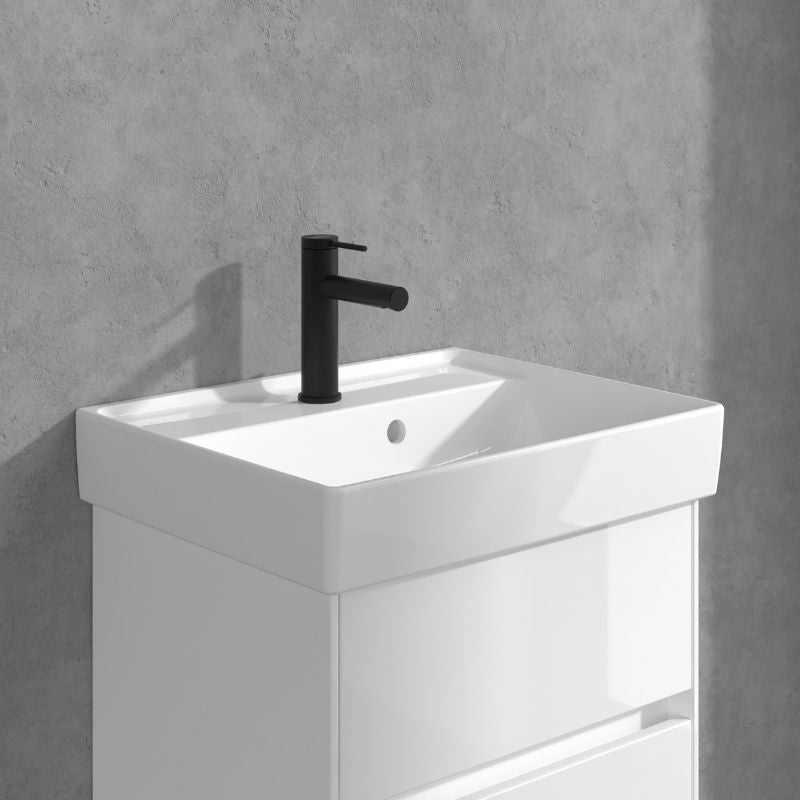 Villeroy & Boch Loop & Friends Basin Mixer with Pop-up Waste In Matt Black