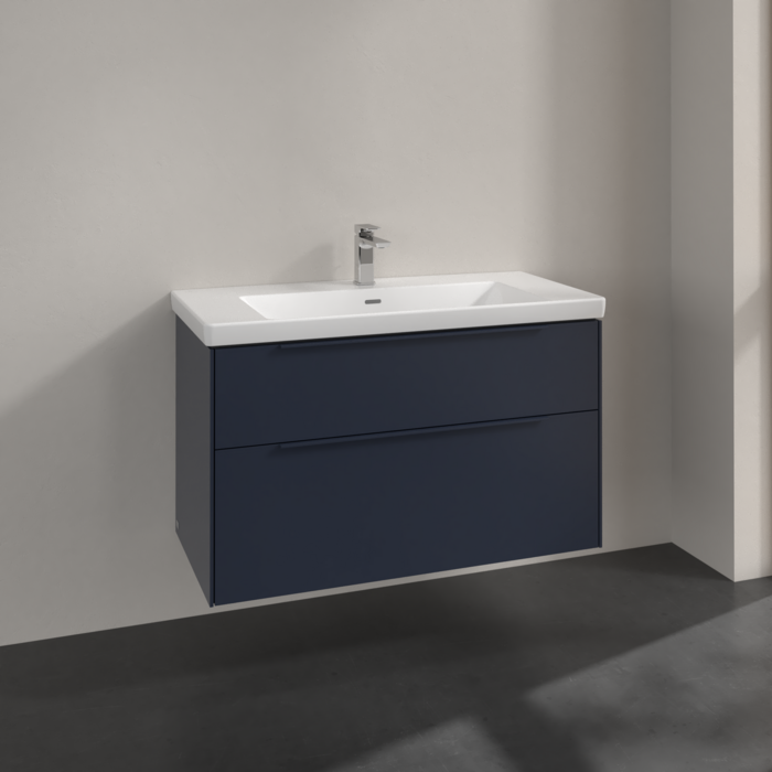 Villeroy & Boch Subway 3.0 1000mm Wall Hung 2 Drawer Vanity Unit & Basin