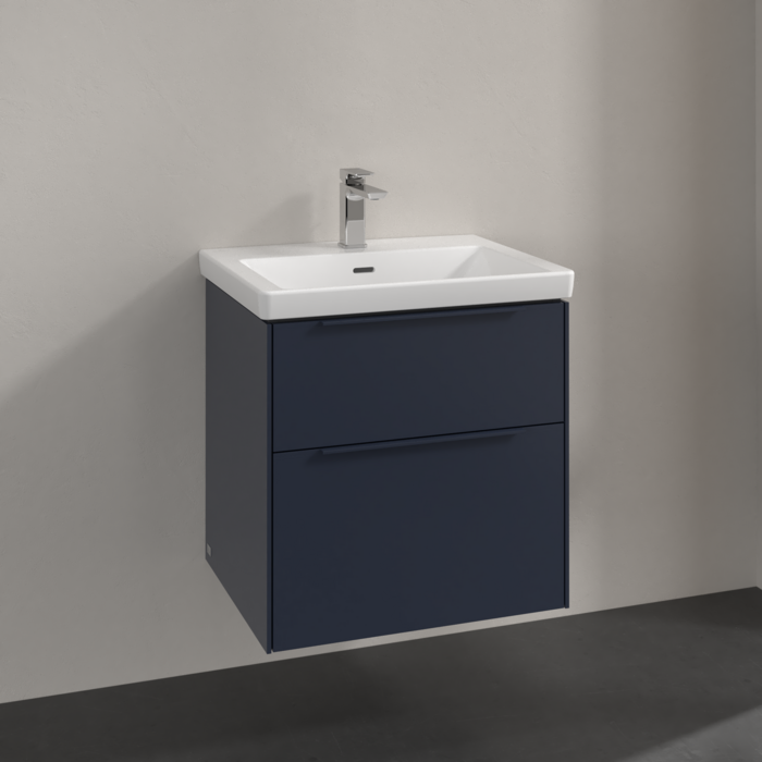 Villeroy & Boch Subway 3.0 600mm Wall Hung 2 Drawer Vanity Unit & Basin