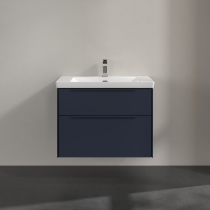 Villeroy & Boch Subway 3.0 800mm Wall Hung 2 Drawer Vanity Unit & Basin