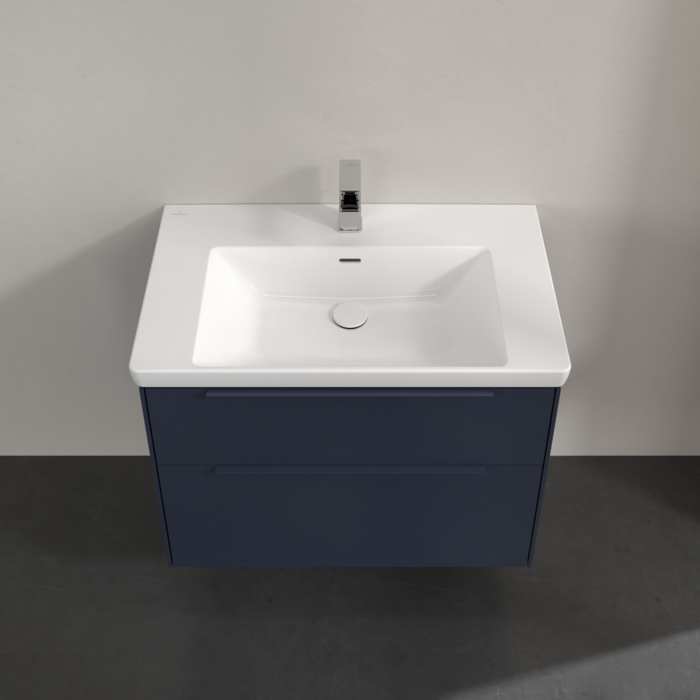 Villeroy & Boch Subway 3.0 800mm Wall Hung 2 Drawer Vanity Unit & Basin