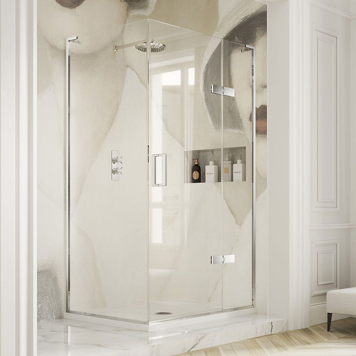 Matki Eauzone Hinged Door With Hinge Panel For Corner (EPHC)