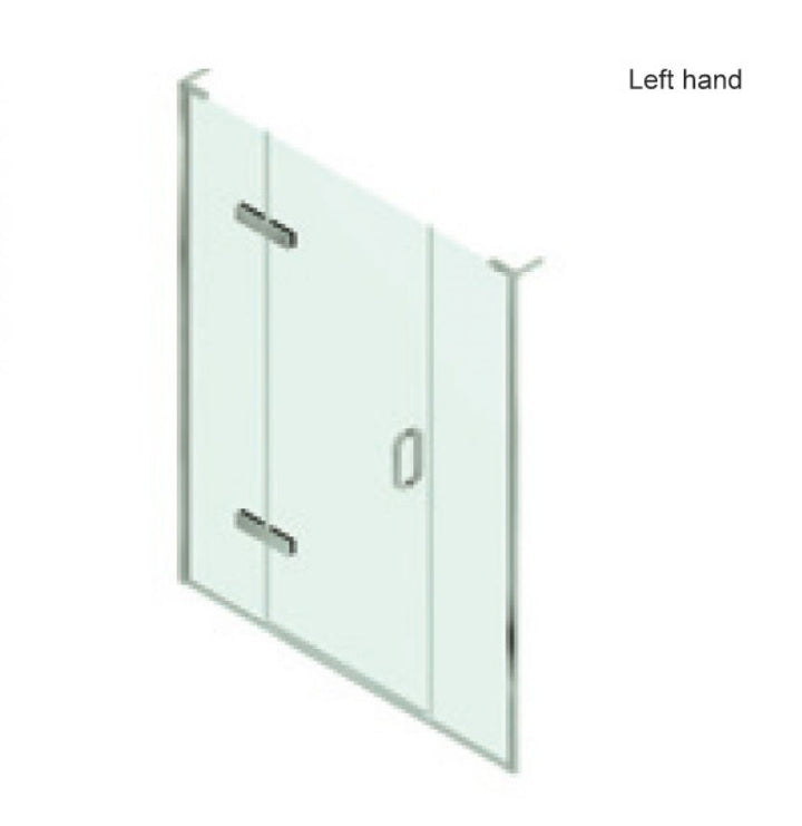 Matki Eauzone Hinged Door With Hinge Panel & Inline Panel For Recess (EPI)