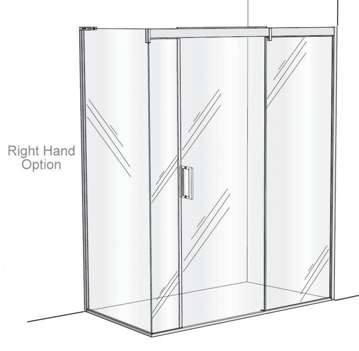 Matki Eauzone Sliding Door Enclosure For Corner (EPSC)