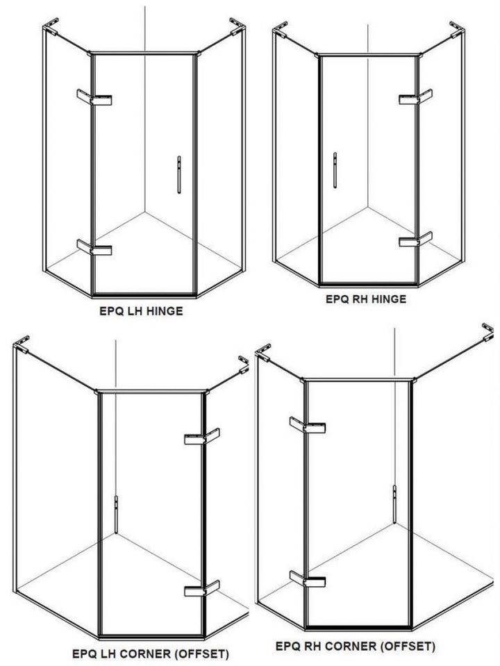 Matki Eauzone Quintesse Design Enclosure With Hinged Door (EPQ)