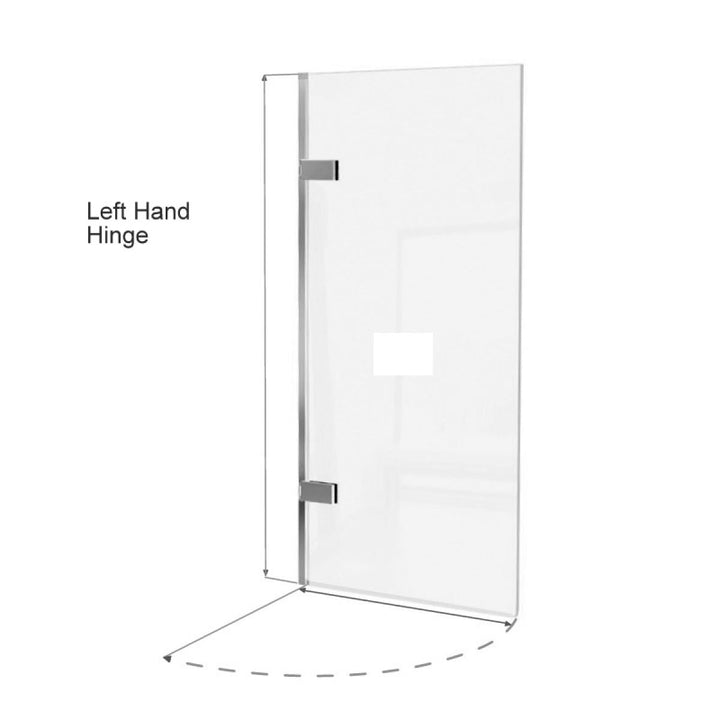 Matki Eauzone Hinged Bath Screen (EPS)