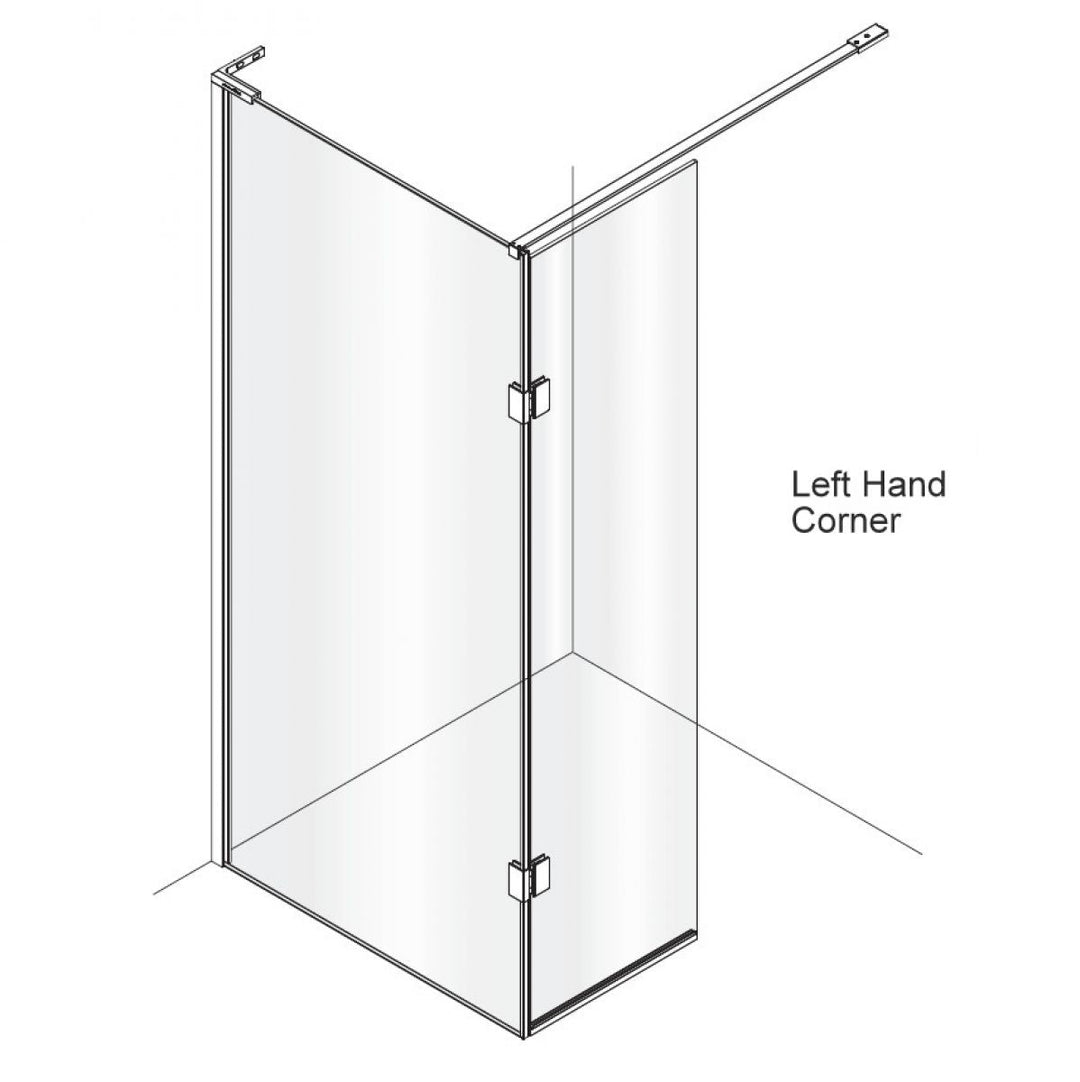 Matki Eauzone Wet Room Panel With Hinge Panel (EWPH)