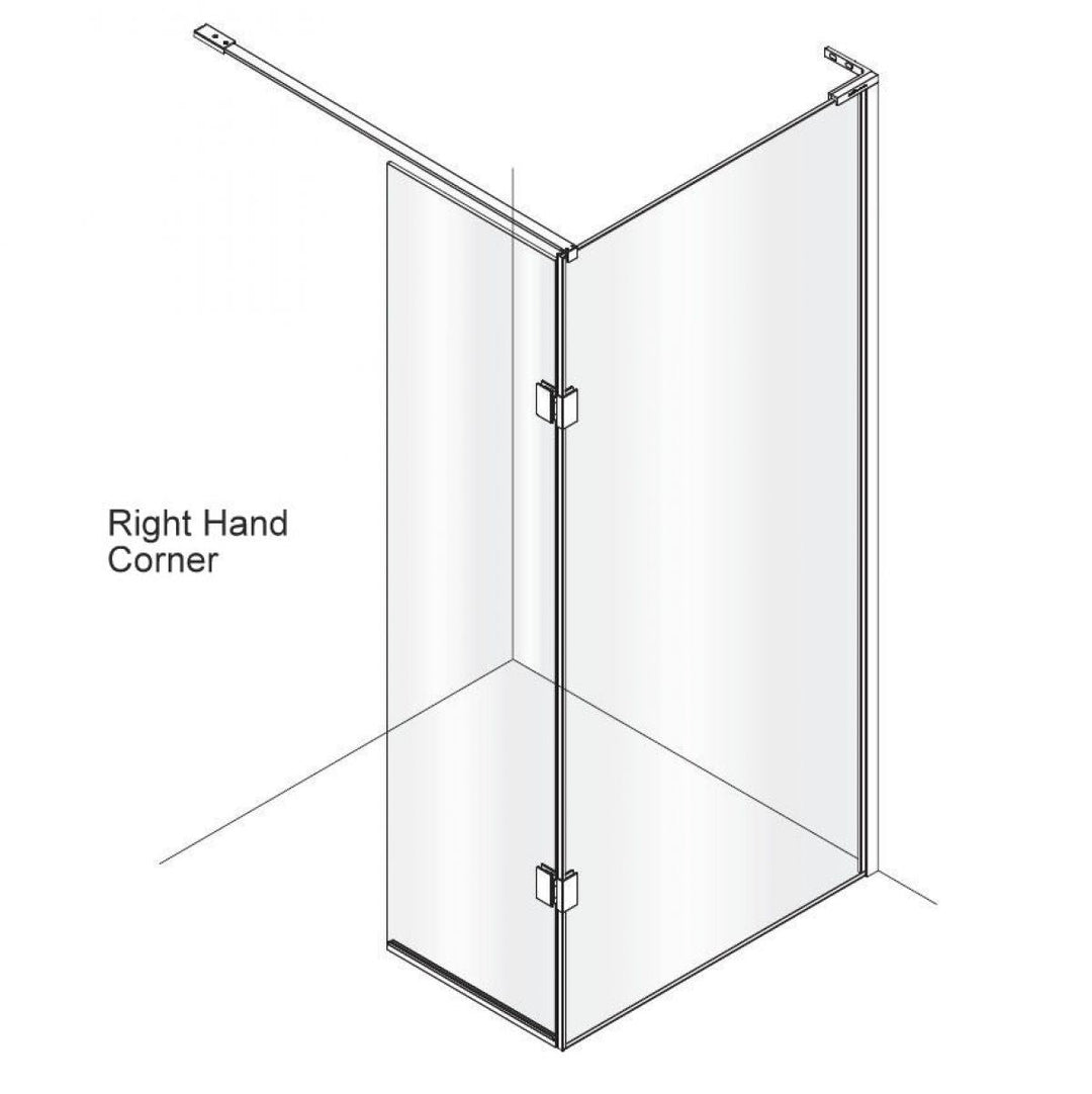 Matki Eauzone Wet Room Panel With Hinge Panel (EWPH)