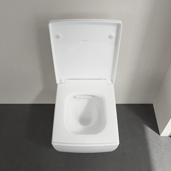 Villeroy & Boch Memento 2.0 Rimless Wall Hung Toilet & Soft Close Seat