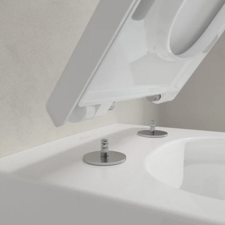 Villeroy & Boch Memento 2.0 Rimless Wall Hung Toilet & Soft Close Seat