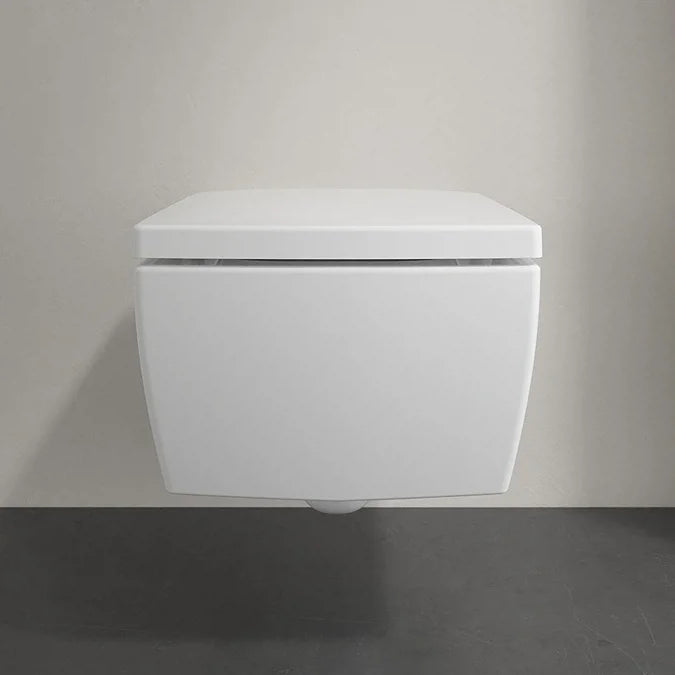 Villeroy & Boch Memento 2.0 Rimless Wall Hung Toilet & Soft Close Seat