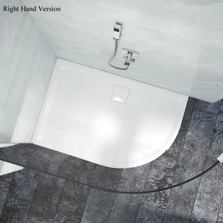 Merlyn Level 25 1200mm x 900mm Offset Quadrant Shower Tray & Waste