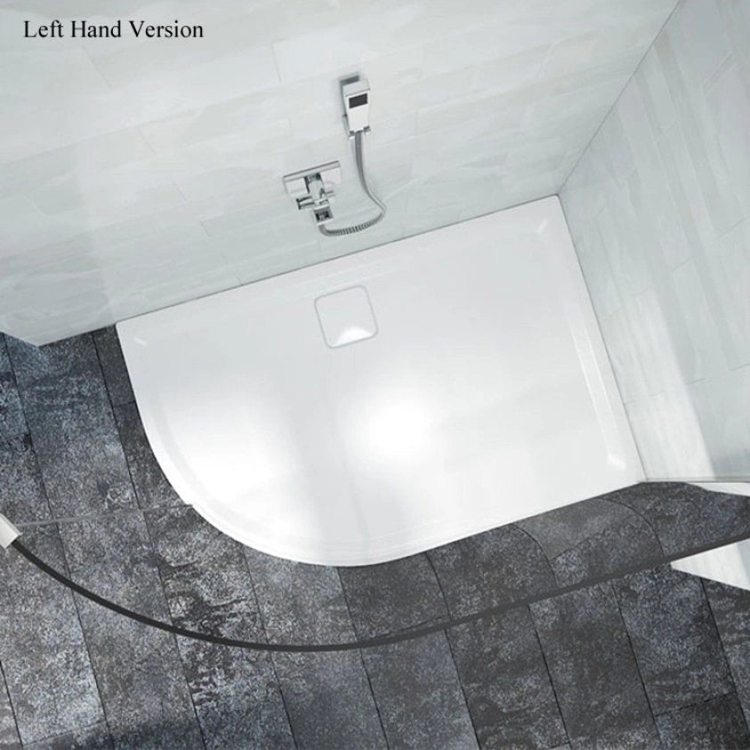 Merlyn Level 25 1200mm x 900mm Offset Quadrant Shower Tray & Waste