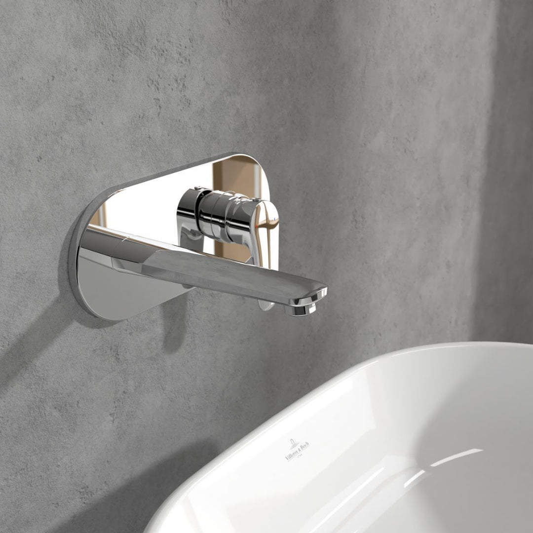 Villeroy & Boch O.Novo Start Wall Mounted Single Lever Basin Mixer Chrome