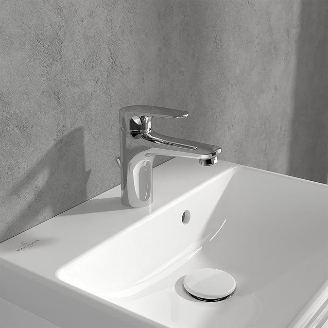 Villeroy & Boch O.Novo Start Single Lever Basin Mixer with Pop-Up Waste In Chrome