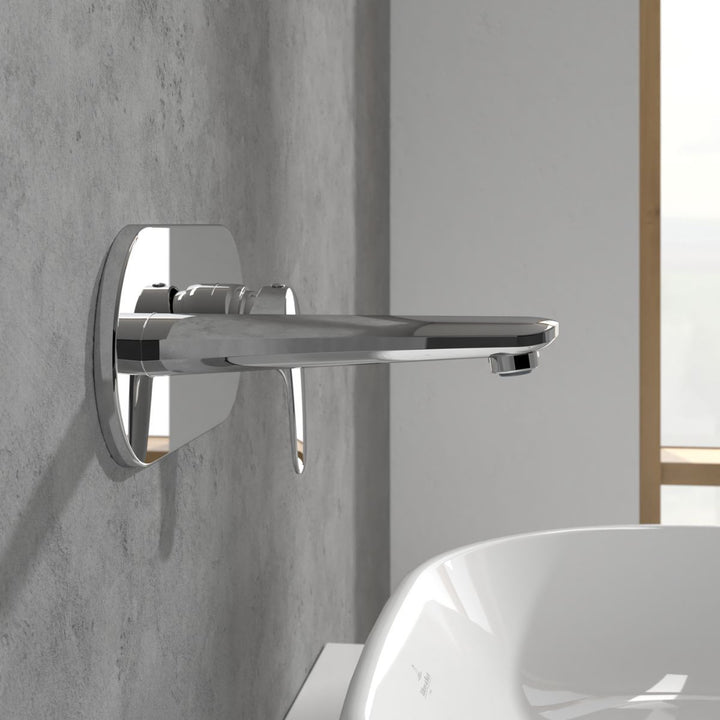 Villeroy & Boch O.Novo Start Wall Mounted Single Lever Basin Mixer Chrome