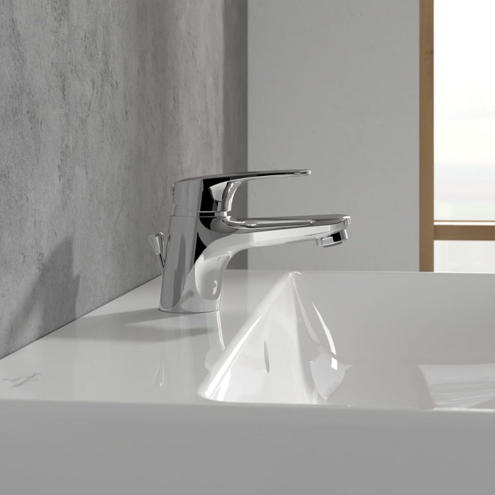 Villeroy & Boch O.Novo Start Mini Basin Mixer & Pop-Up Waste In Chrome