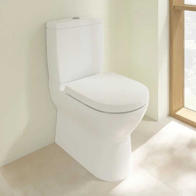 Villeroy & Boch O.Novo Close Coupled Toilet & Soft Close Seat