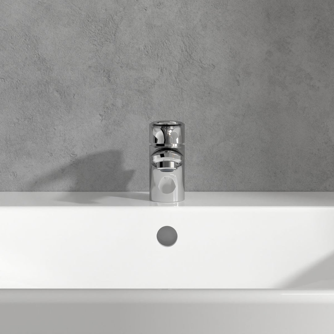 Villeroy & Boch O.Novo Start Mini Basin Mixer & Pop-Up Waste In Chrome