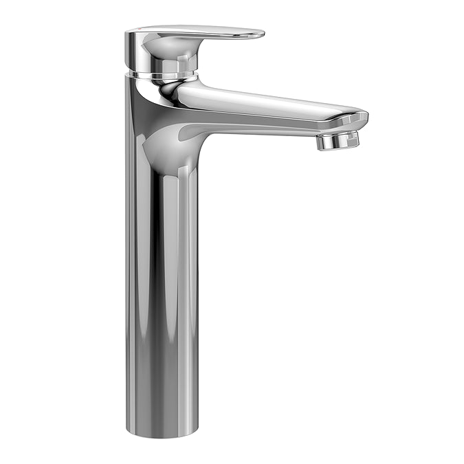 Villeroy & Boch O.Novo Start Tall Single Lever Basin Mixer with Push Open Waste In Chrome