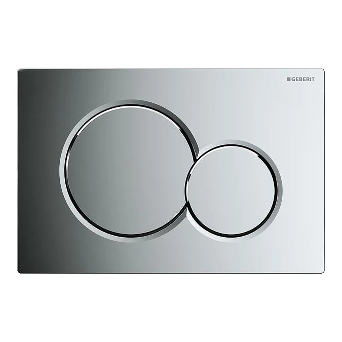 Geberit Sigma01 Gloss Chrome Dual Flush Plate