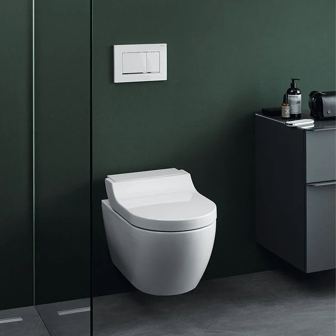 Geberit Sigma30 Dual Flush Plate - White/Gloss Chrome