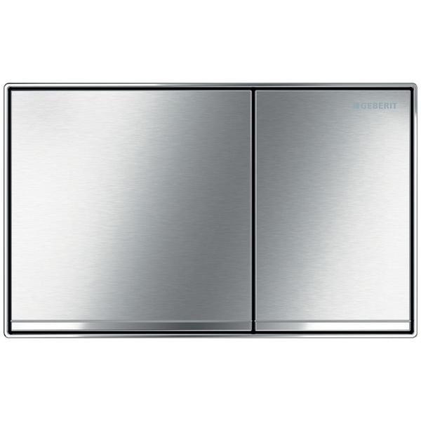 Geberit Sigma60 Dual Flush Plate Brushed Chrome