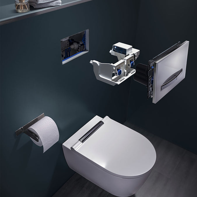 Geberit Duofix Wall Hung 980mm WC Frame and Sigma Concealed Cistern 12cm