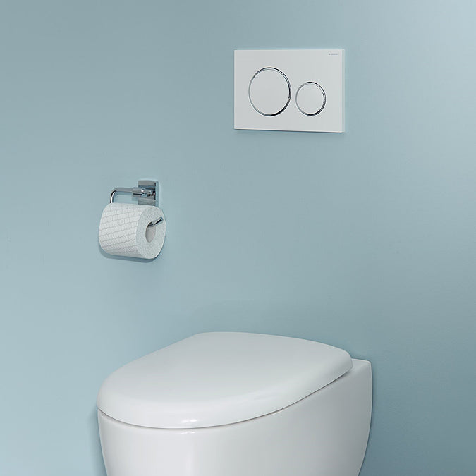 Geberit Sigma 20 White/Chrome Flush Plate