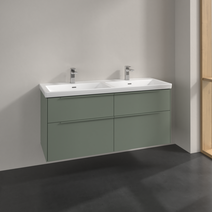 Villeroy & Boch Subway 3.0 1300mm Wall Hung 4 Drawer Vanity Unit & Basin