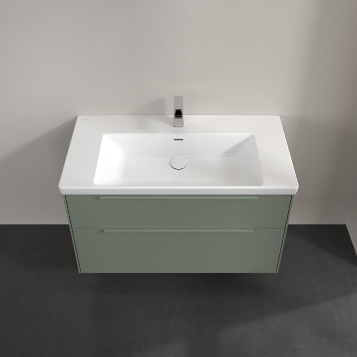 Villeroy & Boch Subway 3.0 1000mm Wall Hung 2 Drawer Vanity Unit & Basin