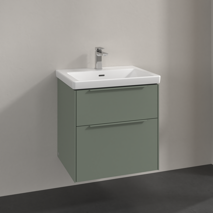 Villeroy & Boch Subway 3.0 600mm Wall Hung 2 Drawer Vanity Unit & Basin