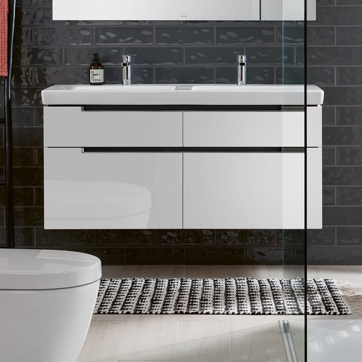 Villeroy & Boch Subway 2.0 1300mm Vanity Unit & Double Washbasin