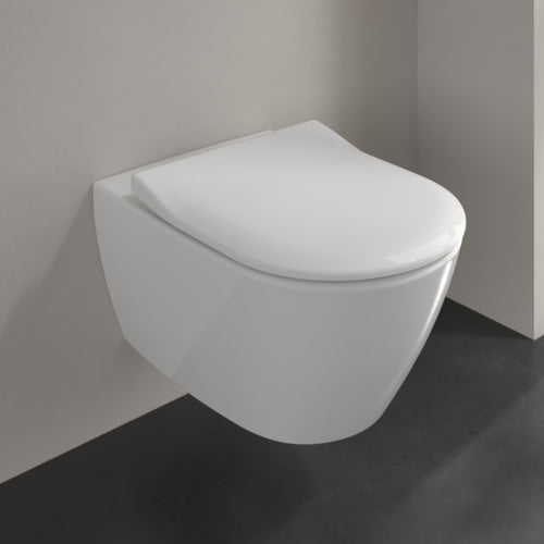 Villeroy & Boch Subway 2.0 Rimless Wall Hung Toilet & Slim Soft Close Seat